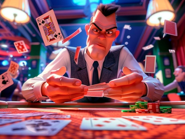 Tampilan permainan Qiu Qiu di platform racik189 dengan kartu domino dan area taruhan